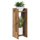 Planteholder 2 pcs Gammelt træ 30 x 30 x 80 cm Konstrueret træ