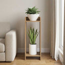 Planteholder Artisan Eg 30 x 30 x 80 cm Konstrueret træ