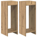 Planteholder 2 pcs Artisan Eg 30 x 30 x 80 cm Konstrueret træ