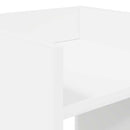 Planteholder med hylde Hvid 30 x 30 x 60 cm Konstrueret træ