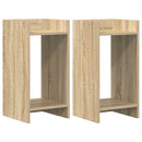 Planteholder 2 pcs Sonoma eg 30 x 30 x 60 cm Konstrueret træ