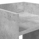 Planteholder med hylde BetonGrå 30 x 30 x 60 cm Konstrueret træ