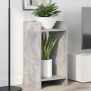 Planteholder med hylde BetonGrå 30 x 30 x 60 cm Konstrueret træ