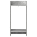 Planteholder 2 pcs BetonGrå 30 x 30 x 60 cm Konstrueret træ