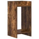 Planteholder med hylde Røget Eg 30 x 30 x 60 cm Konstrueret træ