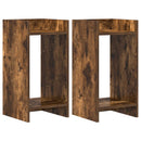 Planteholder 2 pcs Røget Eg 30 x 30 x 60 cm Konstrueret træ