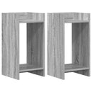 Planteholder 2 stk. Grå Sonoma 30 x 30 x 60 cm Konstrueret træ