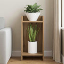Planteholder Artisan Eg 30 x 30 x 60 cm Konstrueret træ