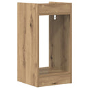 Planteholder Artisan Eg 30 x 30 x 60 cm Konstrueret træ