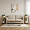 Planteholder 2 pcs Artisan Eg 30 x 30 x 60 cm Konstrueret træ