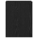 Planteholder 2 pcs Sort Eg 30 x 30 x 40 cm Konstrueret træ