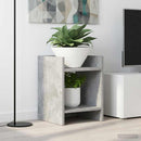 Planteholder 2 stk. BetonGrå 30 x 30 x 40 cm Konstrueret træ