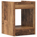 Planteholder Gammelt træ 30 x 30 x 40 cm Konstrueret træ