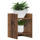 Planteholder 2 pcs Gammelt træ 30 x 30 x 40 cm Konstrueret træ