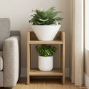 Planteholder Artisan Eg 30 x 30 x 40 cm Konstrueret træ
