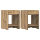 Planteholder 2 pcs Artisan Eg 30 x 30 x 40 cm Konstrueret træ
