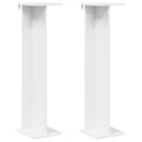 Planteholder 2 pcs Hvid 25 x 25,5 x 100,5 cm Konstrueret træ