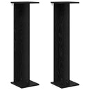 Planteholder 2 pcs Sort Eg 25 x 25,5 x 100,5 cm Konstrueret træ