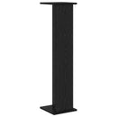 Planteholder 2 pcs Sort Eg 25 x 25,5 x 100,5 cm Konstrueret træ