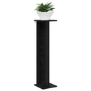 Planteholder 2 pcs Sort Eg 25 x 25,5 x 100,5 cm Konstrueret træ