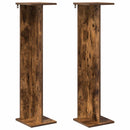 Planteholder 2 pcs Røget Eg 25 x 25,5 x 100,5 cm