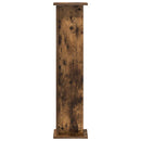 Planteholder 2 pcs Røget Eg 25 x 25,5 x 100,5 cm