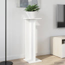 Planteholder 2 pcs Hvid 25 x 25,5 x 80,5 cm Konstrueret træ