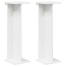 Planteholder 2 pcs Hvid 25 x 25,5 x 80,5 cm Konstrueret træ