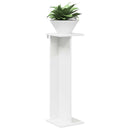Planteholder 2 pcs Hvid 25 x 25,5 x 80,5 cm Konstrueret træ