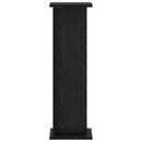 Planteholder 2 pcs Sort Eg 25 x 25,5 x 80,5 cm Konstrueret træ
