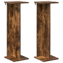 Planteholder 2 pcs Røget Eg 25 x 25,5 x 80,5 cm Konstrueret træ