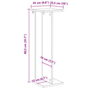 Planteholder 2 pcs Artisan Eg 25 x 25,5 x 80,5 cm
