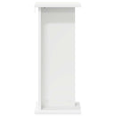 Planteholder 2 pcs Hvid 25 x 25,5 x 60,5 cm Konstrueret træ