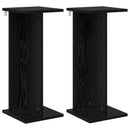 Planteholder 2 pcs Sort Eg 25 x 25,5 x 60,5 cm Konstrueret træ