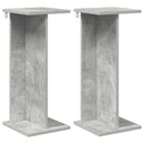 Planteholder 2 pcs BetonGrå 25 x 25,5 x 60,5 cm Konstrueret træ