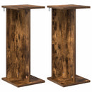 Planteholder 2 pcs Røget Eg 25 x 25,5 x 60,5 cm Konstrueret træ
