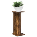 Planteholder 2 pcs Røget Eg 25 x 25,5 x 60,5 cm Konstrueret træ