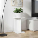 Planteholder 2 pcs Hvid 25 x 25,5 x 40,5 cm Konstrueret træ