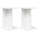 Planteholder 2 pcs Hvid 25 x 25,5 x 40,5 cm Konstrueret træ