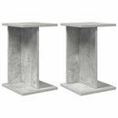 Planteholder 2 pcs BetonGrå 25 x 25,5 x 40,5 cm Konstrueret træ