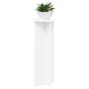 Planteholder 2 pcs Hvid Ø40 x 100 cm Konstrueret træ