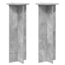 Planteholder 2 pcs Betongrå Ø40 x 100 cm Konstrueret træ