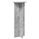 Planteholder 2 pcs Betongrå Ø40 x 100 cm Konstrueret træ