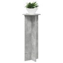 Planteholder 2 pcs Betongrå Ø40 x 100 cm Konstrueret træ