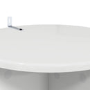 Planteholder 2 pcs Hvid højglans Ø40 x 100 cm Konstrueret træ
