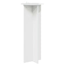 Planteholder 2 pcs Hvid højglans Ø40 x 100 cm Konstrueret træ
