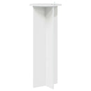 Planteholder 2 pcs Hvid højglans Ø40 x 100 cm Konstrueret træ