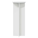 Planteholder 2 pcs Hvid højglans Ø40 x 100 cm Konstrueret træ