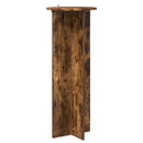 Planteholder 2 pcs Røget eg Ø40 x 100 cm Konstrueret træ