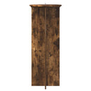 Planteholder 2 pcs Røget eg Ø40 x 100 cm Konstrueret træ